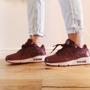 Nike air max 90 burgundy